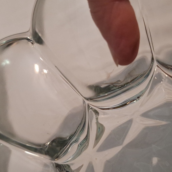 🥚 Deviled Eggs Clear Heavy Glass Serving Plate by Anchor Hocking - Picture 6 of 8